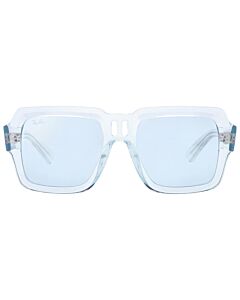 Ray Ban Magellan Bio Based 54 mm Polished Transparent Light Blue Sunglasses