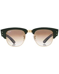 Ray Ban Mega Clubmaster 53 mm Polished Green On Gold Sunglasses