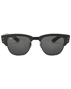 Ray Ban Mega Clubmaster 53 mm Polished Grey On Black Sunglasses