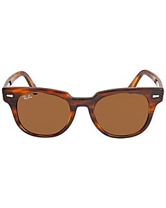 Ray Ban Meteor Classic 50 mm Striped Havana Sunglasses