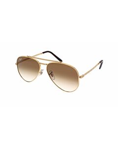 Ray Ban New Aviator 58 mm Polished Gold Sunglasses
