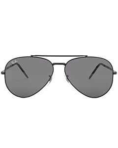 Ray Ban New Aviator 62 mm Polished Black Sunglasses