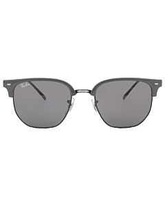 Ray Ban New Clubmaster 51 mm Polished Grey on Black Sunglasses