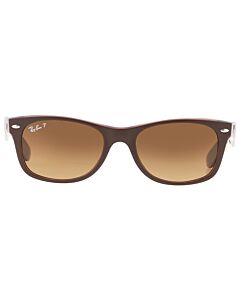 Ray Ban New Wayfarer Classic 52 mm Matte Brown On Transparent Bro Sunglasses