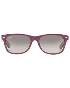 Ray Ban New Wayfarer Classic 55 mm Matte Violet On Transparent Vi Sunglasses