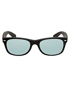 Ray Ban New Wayfarer Flash 52 mm Black Sunglasses