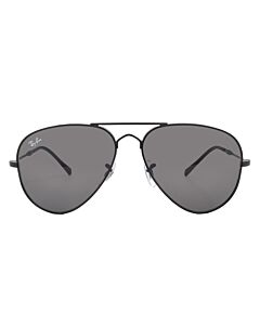 Ray Ban Old Aviator 58 mm Polished Black Sunglasses