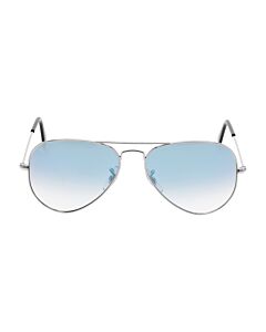 Ray Ban Original Aviator 55 mm Silver Sunglasses