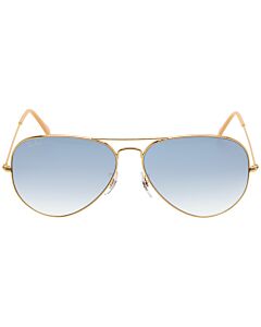 Ray Ban Aviator Gradient 62 mm Gold Sunglasses