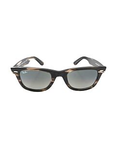 Ray Ban Original Wayfarer Bio Acetate 50 mm Striped Grey Sunglasses
