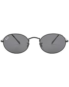Ray Ban Oval 51 mm Polished Black Sunglasses