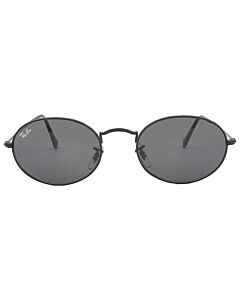 Ray Ban Oval 54 mm Black Sunglasses