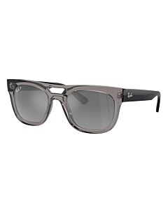 Ray Ban Phil Bio Based 54 mm Polished Transparent Grey Sunglasses