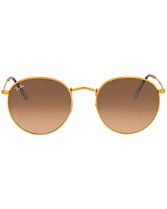Ray Ban Round 53 mm Bronze-Copper Sunglasses