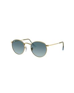 Ray Ban Round Metal 50 mm Polished Gold Sunglasses