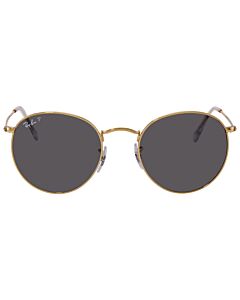 Ray Ban Round Metal 53 mm Polished Gold Sunglasses