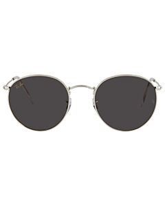 Ray Ban Round Metal Legend Gold 53 mm Silver Sunglasses