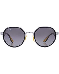 Ray Ban Scuderia Ferrari 51 mm Polished Silver Sunglasses