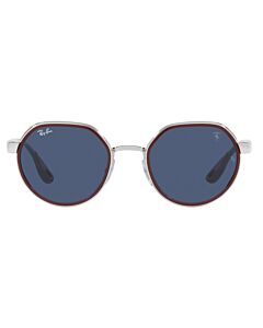 Ray Ban Scuderia Ferrari 51 mm Polished Silver Sunglasses