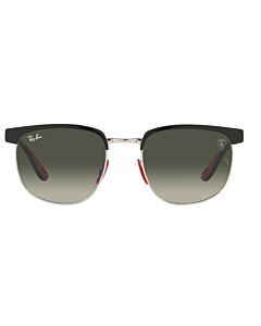 Ray Ban Scuderia Ferrari 53 mm Black On Silver Sunglasses