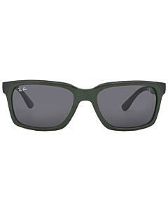Ray Ban Scuderia Ferrari 56 mm Fiorano Green on Rubber Black Sunglasses