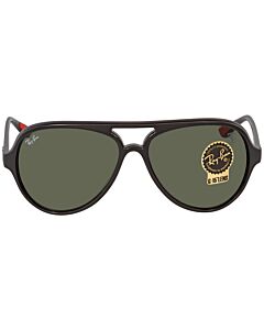 Ray Ban Scuderia Ferrari 57 mm Black Sunglasses