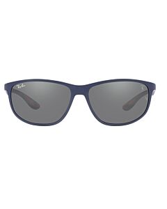 Ray Ban Scuderia Ferrari 61 mm Matte Blue Sunglasses