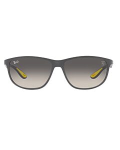 Ray Ban Scuderia Ferrari 61 mm Matte Grey Sunglasses