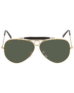 Ray Ban Shooter 58 mm Legend Gold Sunglasses