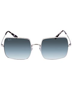 Ray Ban Square 1971 Washed Evolve 54 mm Silver Sunglasses