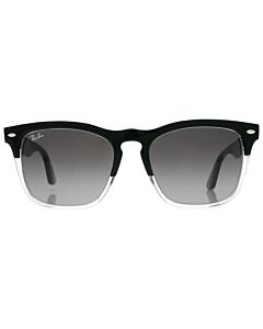 Ray Ban Steve 54 mm Black On Transparent Grey Sunglasses
