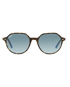 Ray Ban Thalia 53 mm Polished Havana On Light Blue Sunglasses