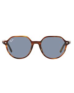 Ray Ban Thalia 53 mm Polished Striped Havana Sunglasses