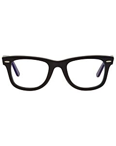 Ray Ban Wayfarer Clear Evolve 50 mm Black Sunglasses
