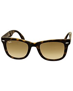 Ray Ban Wayfarer Folding Classic 50 mm Tortoise Sunglasses