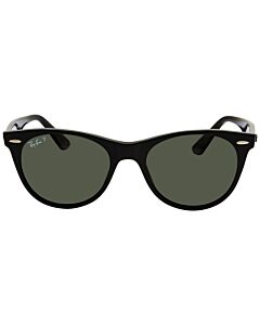 Ray Ban Wayfarer ll 52 mm Black Sunglasses