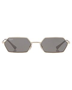 Ray Ban Yevi 55 mm Polished Light Gold Sunglasses