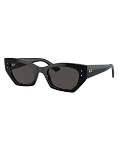 Ray Ban Zena Bio Based 49 mm Polished Black Sunglasses