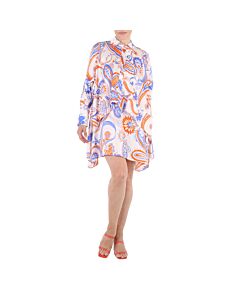 Roberto Cavalli Ladies Bandana Print Handkerchief Hem Dress, Brand Size 40 (US Size 6)