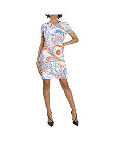 Roberto Cavalli Ladies Bandana Print Slim Fit Dress