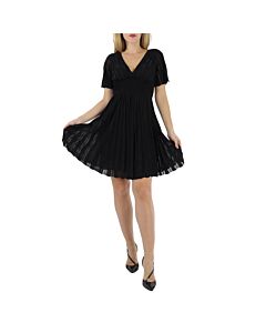 Roberto Cavalli Ladies Black Pleated Dress