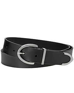 Roberto Cavalli Men's Black Leather Belt