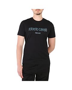 Roberto Cavalli Men's Black Slim Fit T-shirt