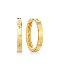 Roberto Coin 18KT Yellow Gold Symphony Pois Moi Hoop Earrings - 7771604AYER0