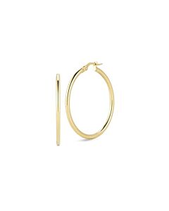 Roberto Coin Medium Round Hoop Earrings 556024AYER00