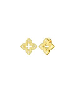 Roberto Coin Petite Venetian Princess Diamond Stud Earrings 18K