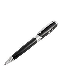 S.T. Dupont Line D Picasso Palladium Black Lacquer Limited Edition Ballpoint Pen 415046