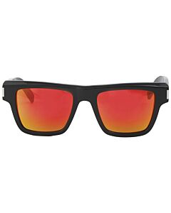 Saint Laurent 51 mm Shiny Black Sunglasses