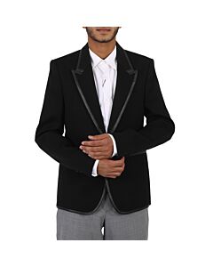 Saint Laurent Men's Serge Wool Gabardine Tailored Jacket
