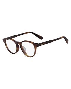 Salvatore Ferragamo 48 mm Tortoise Eyeglass Frames